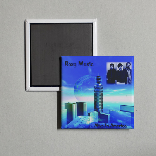 Roxy Music - Alive In America Album Cover Fridge Magnet