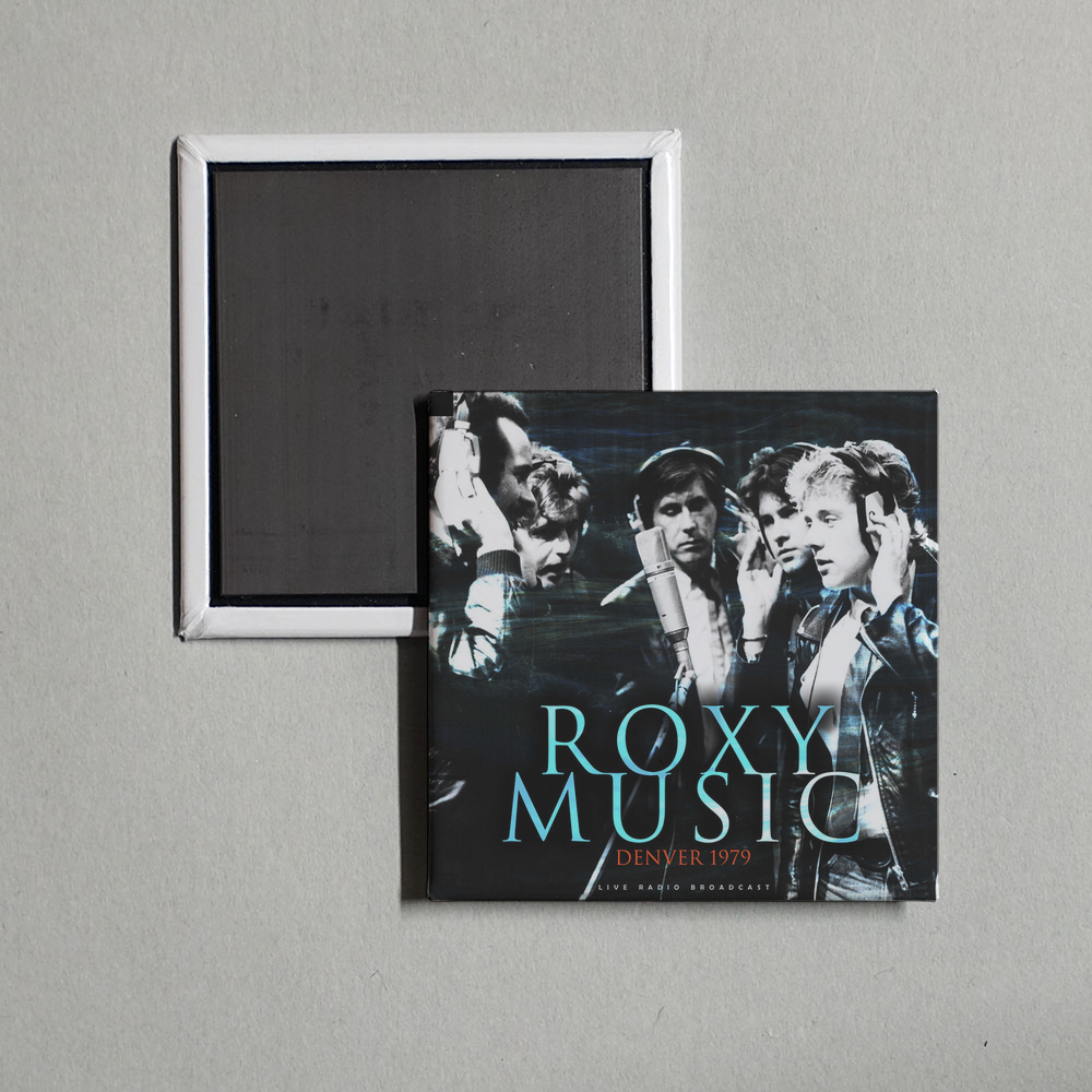 Roxy Music - Denver 1979 (Live) Album Cover Fridge Magnet
