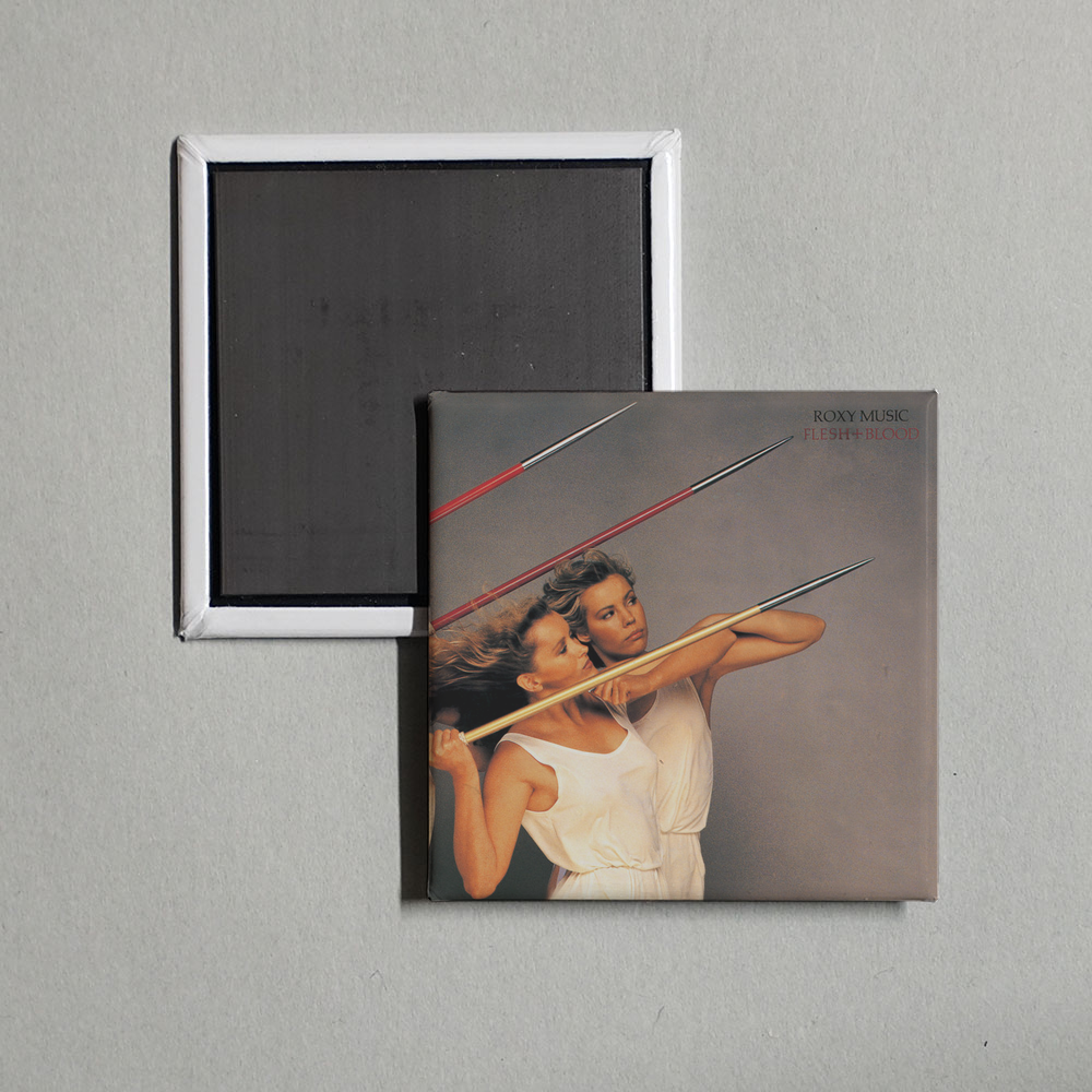 Roxy Music - Flesh And Blood Album Cover Fridge Magnet