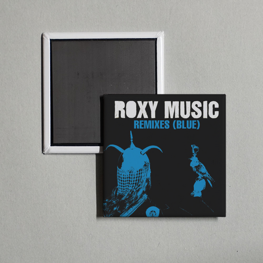 Roxy Music - Remixes (Blue) Album Cover Fridge Magnet