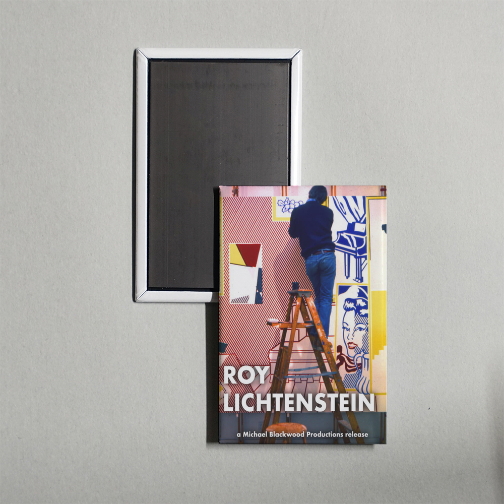 Roy Lichtenstein Mini Movie Fridge Magnet