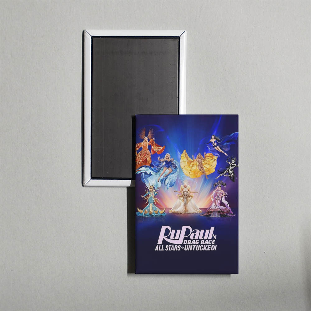 RuPaul's Drag Race All Stars UNTUCKED TV Show Fridge Magnet