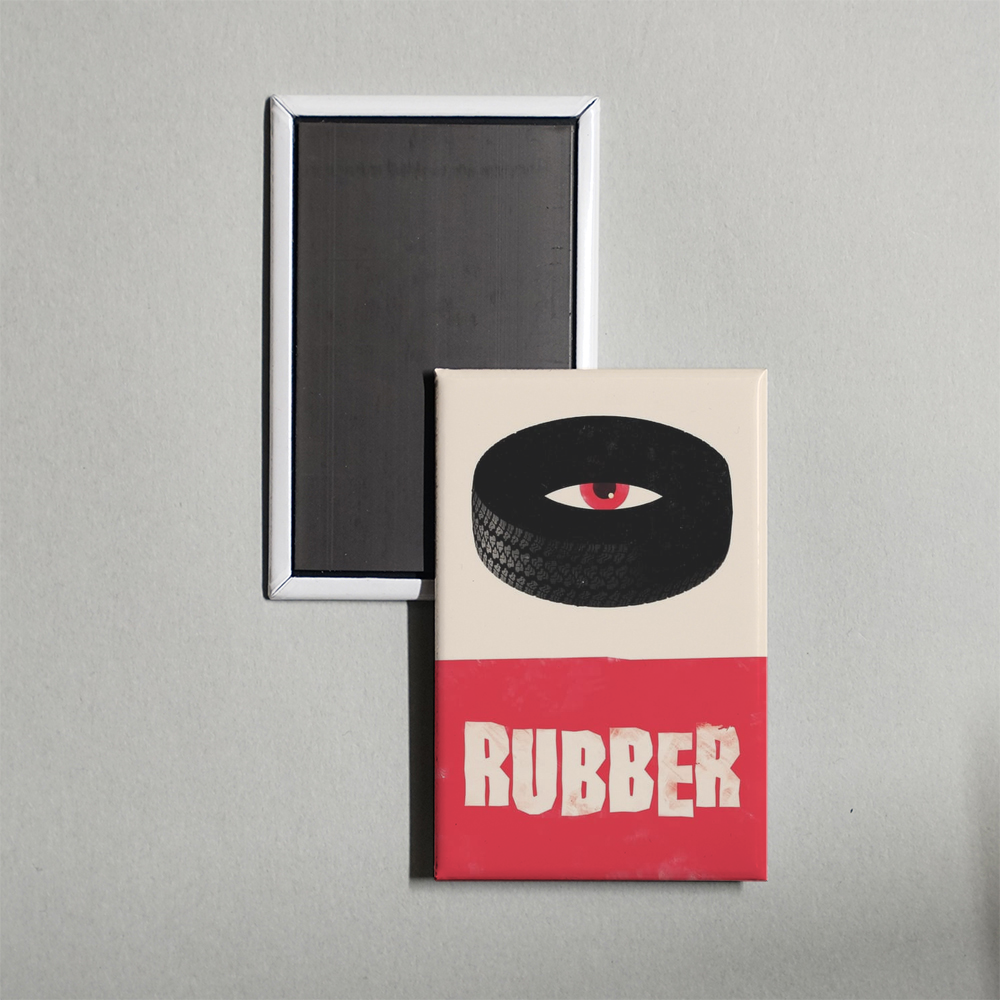 Rubber Mini Movie Fridge Magnet