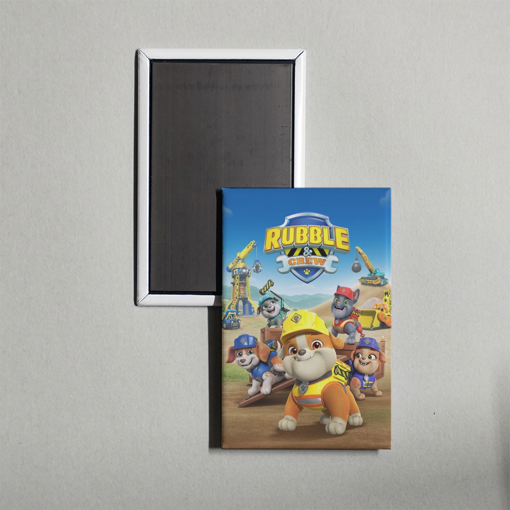 Rubble & Crew TV Show Fridge Magnet