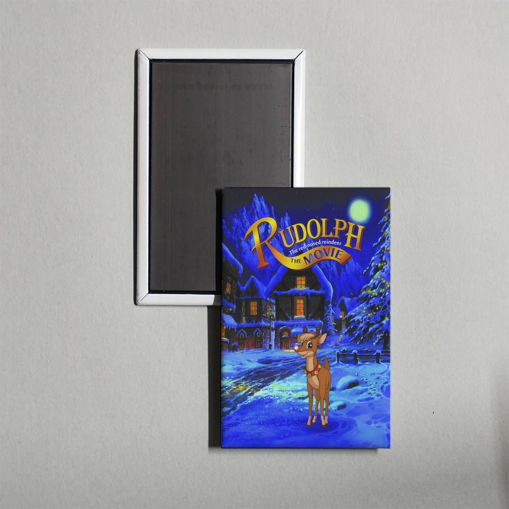 Rudolph the Red-Nosed Reindeer The Movie Mini Movie Fridge Magnet