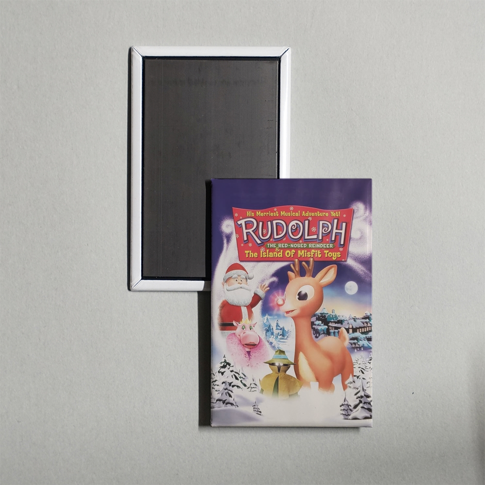 Rudolph the Red-Nosed Reindeer & the Island of Misfit Toys Mini Movie Fridge Magnet