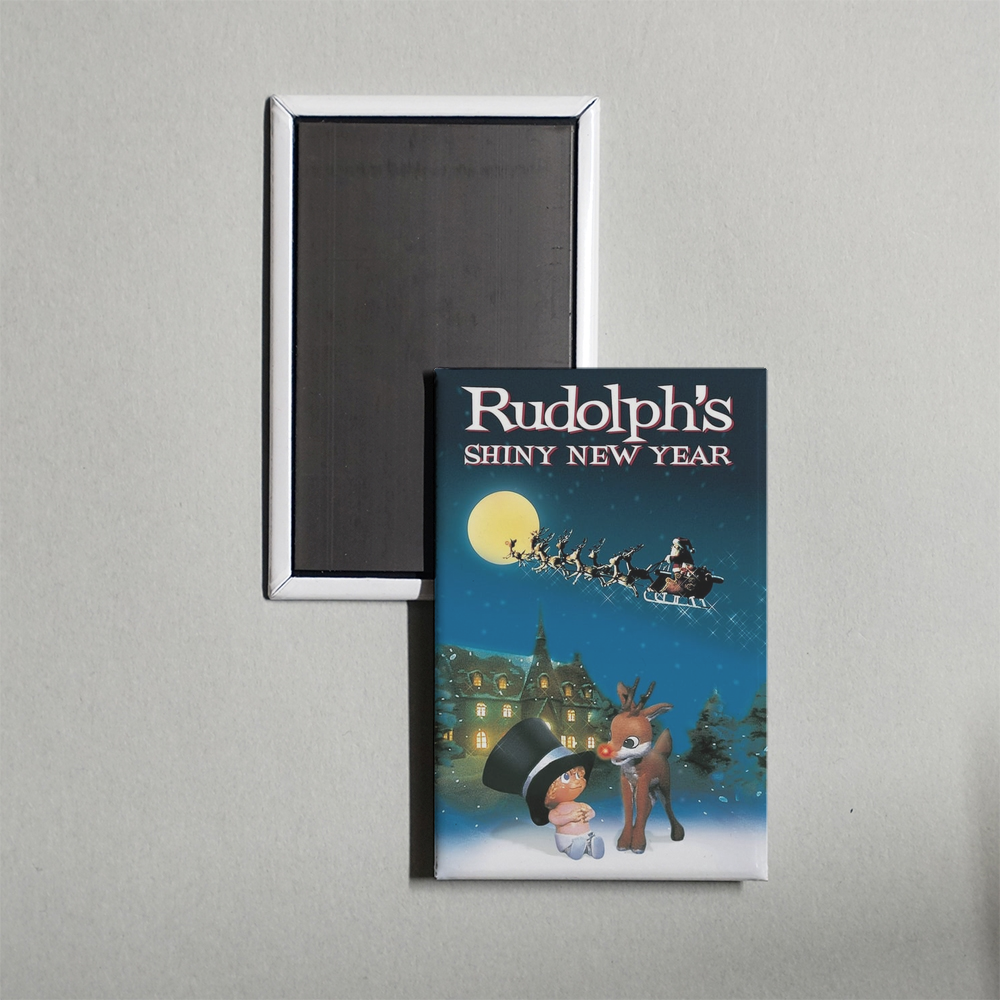 Rudolph's Shiny New Year Mini Movie Fridge Magnet