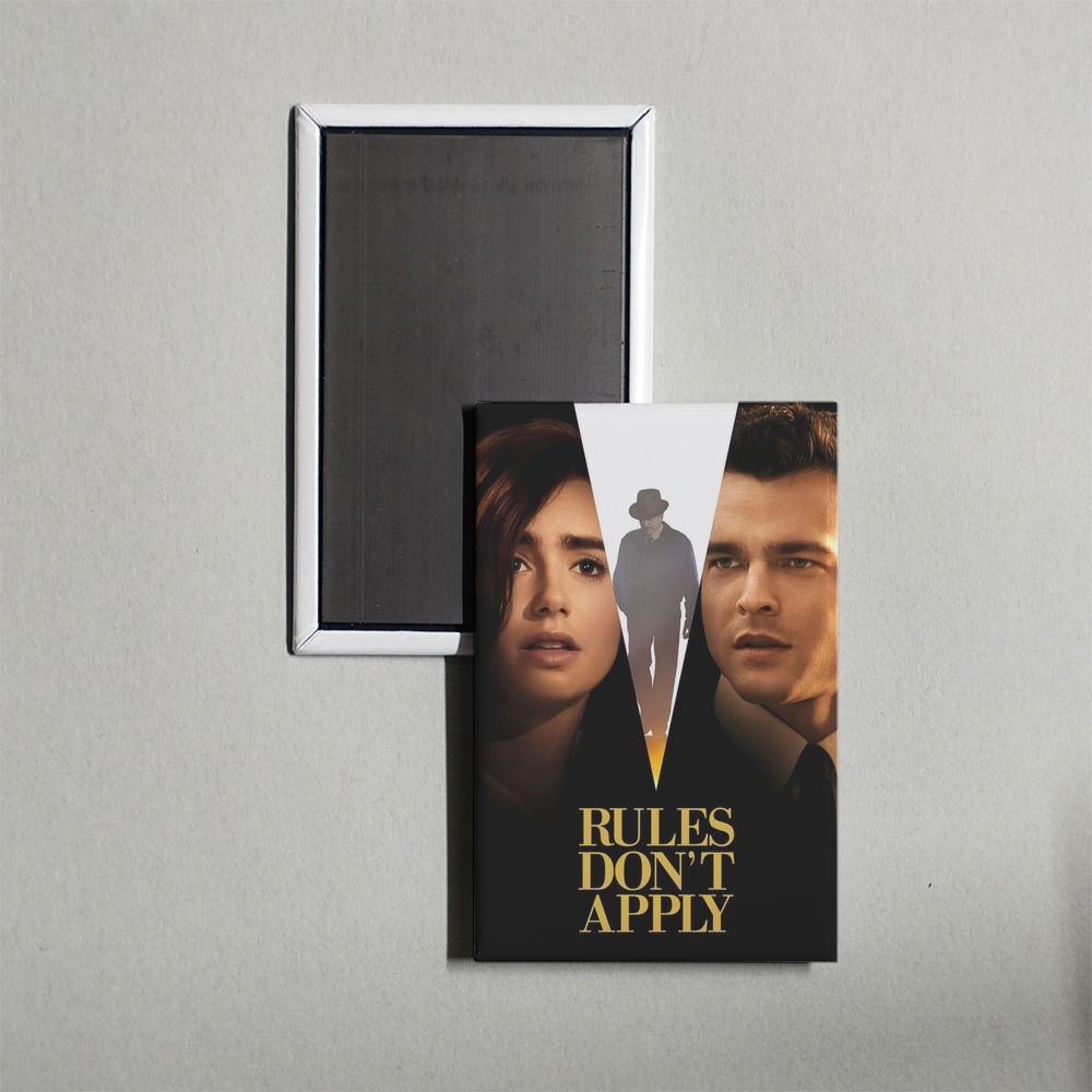 Rules Don't Apply Mini Movie Fridge Magnet