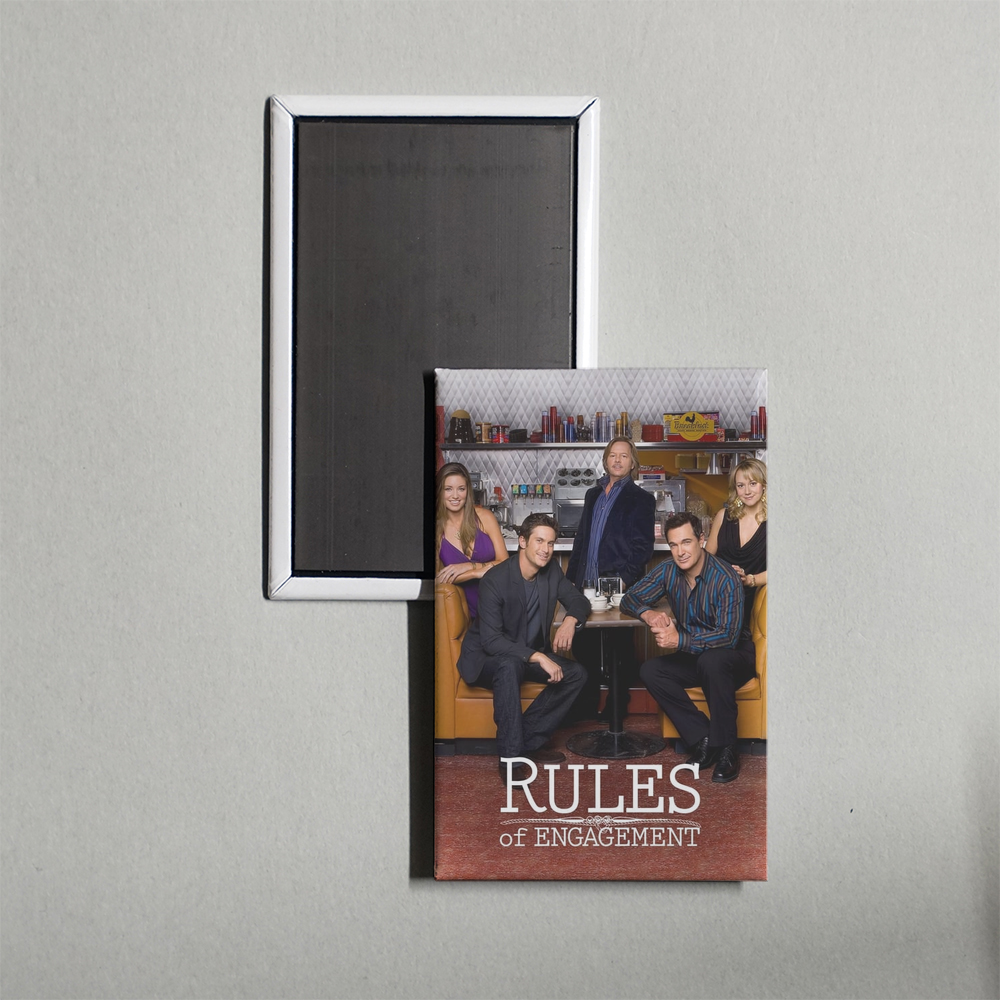 Rules of Engagement TV Show Fridge Magnet