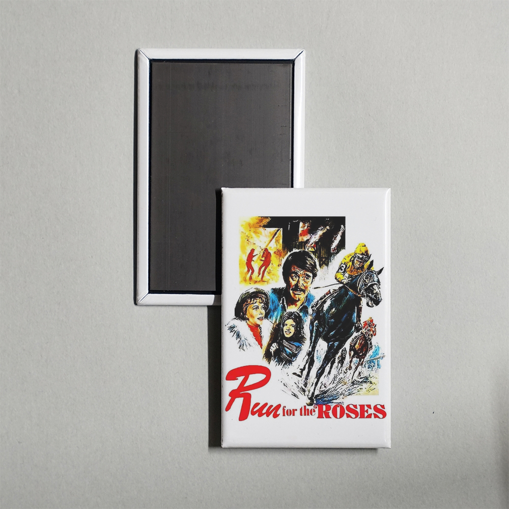 Run for the Roses Mini Movie Fridge Magnet