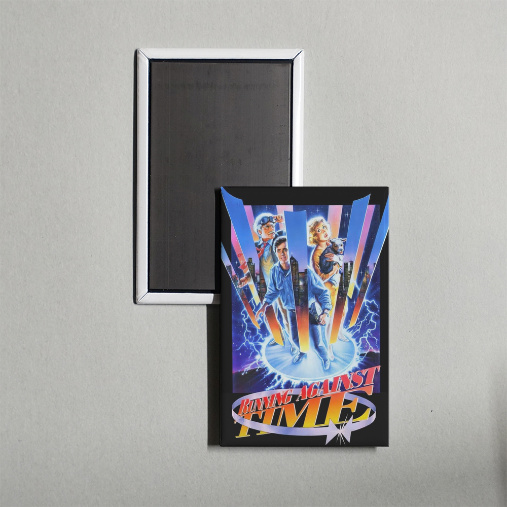 Running Against Time Mini Movie Fridge Magnet