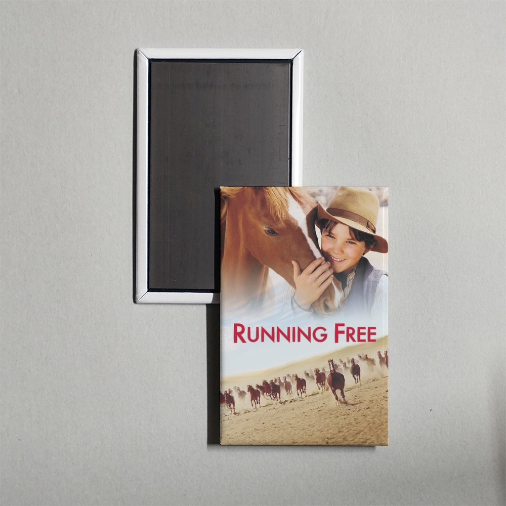 Running Free Mini Movie Fridge Magnet