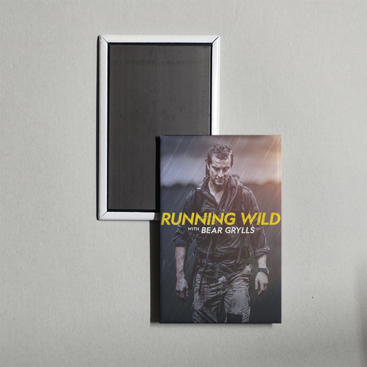 Running Wild with Bear Grylls TV Show Fridge Magnet