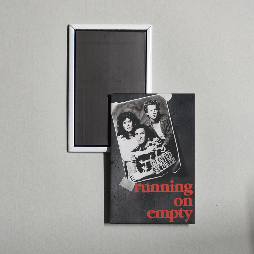 Running on Empty Mini Movie Fridge Magnet