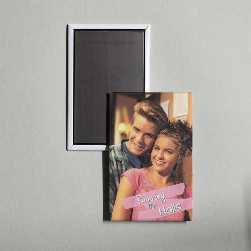Running the Halls TV Show Fridge Magnet