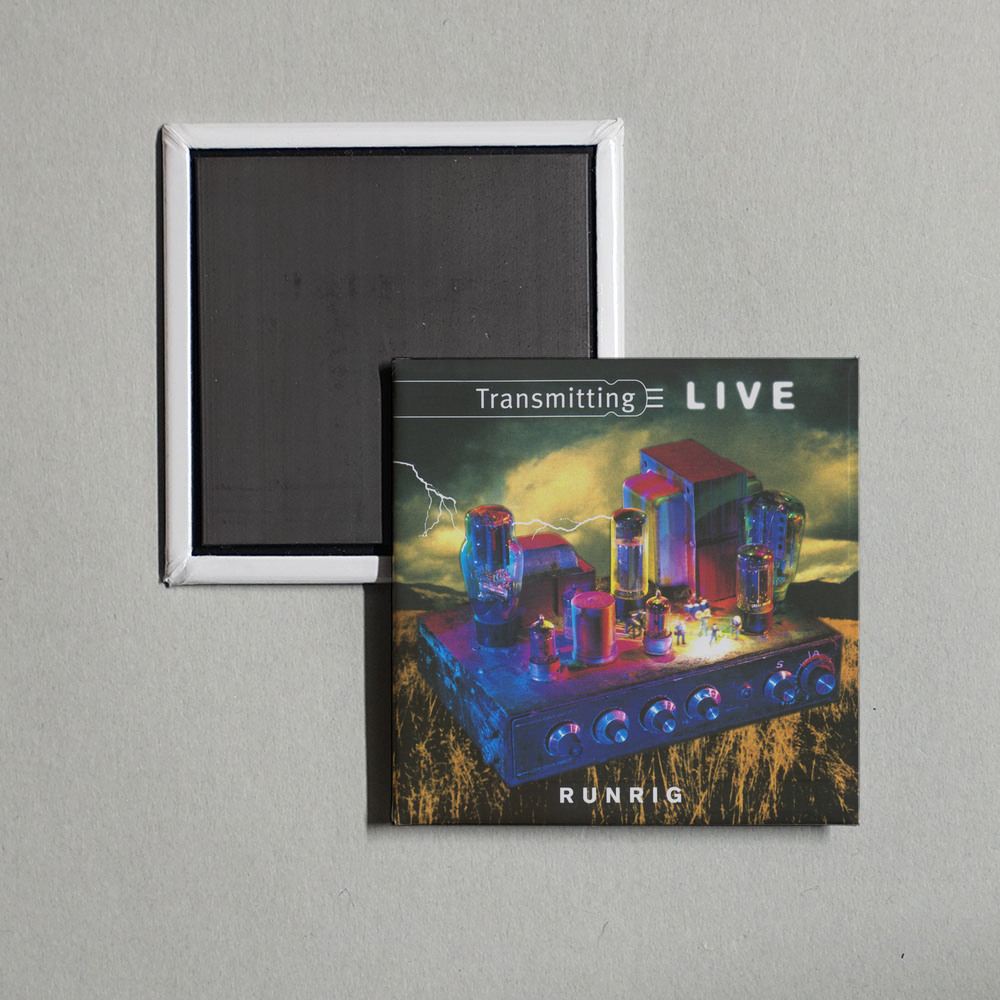 Runrig - Transmitting Live Album Cover Fridge Magnet