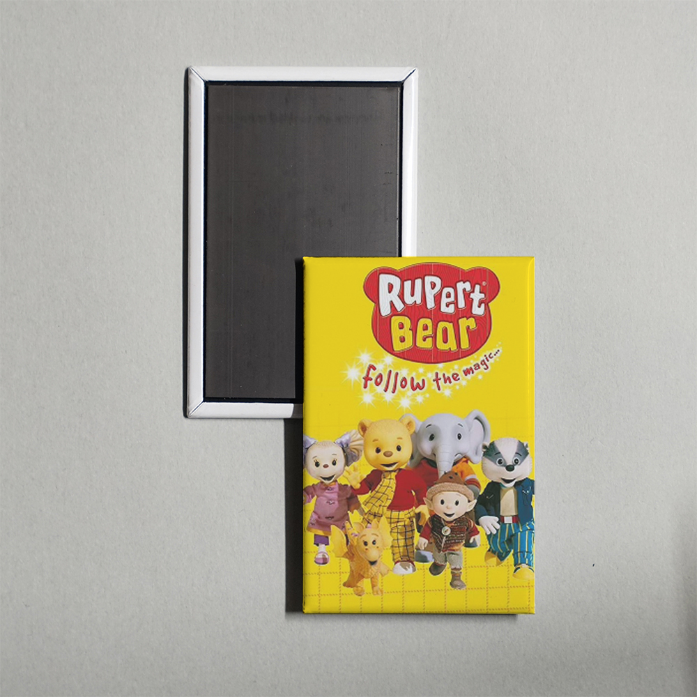 Rupert Bear TV Show Fridge Magnet