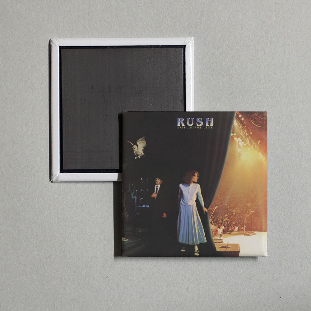 Rush - Exit ... Stage Left Album Cover Fridge Magnet