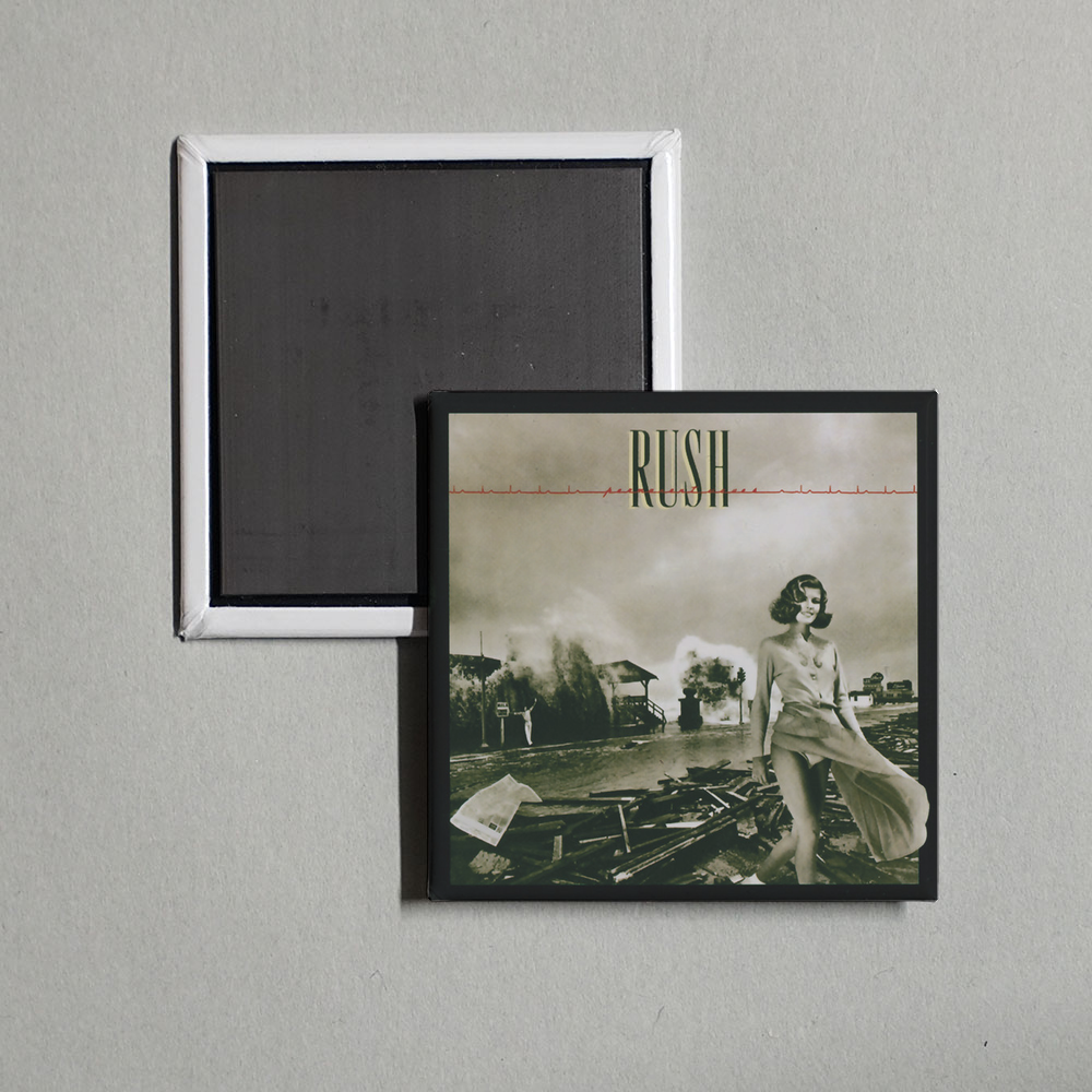 Rush - Permanent Waves Album Cover Fridge Magnet