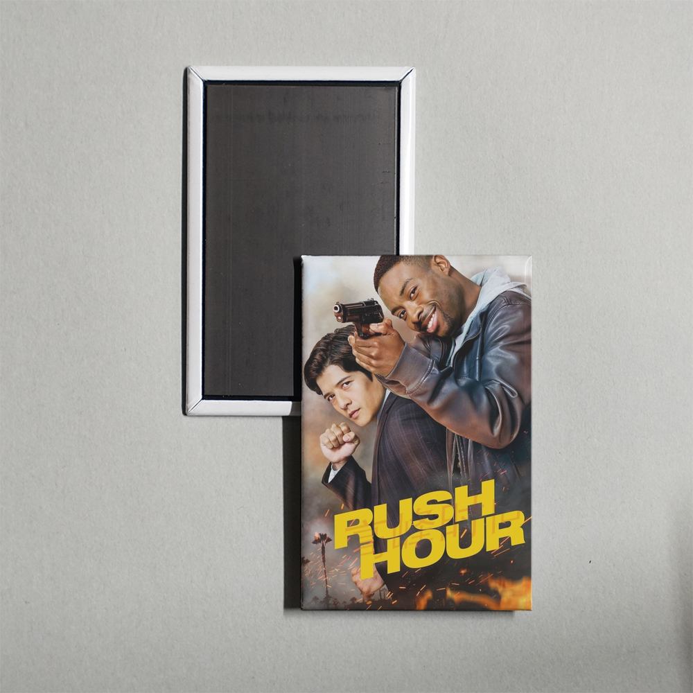 Rush Hour TV Show Fridge Magnet