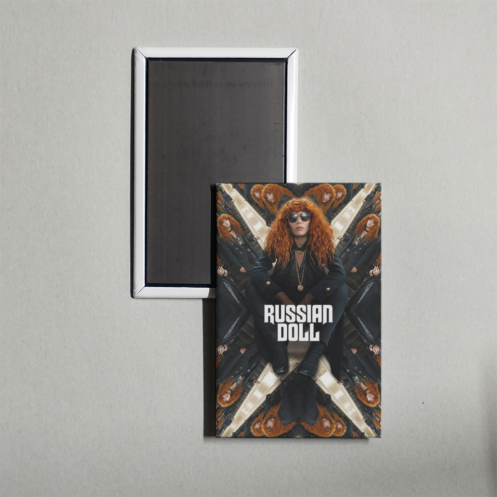 Russian Doll TV Show Fridge Magnet