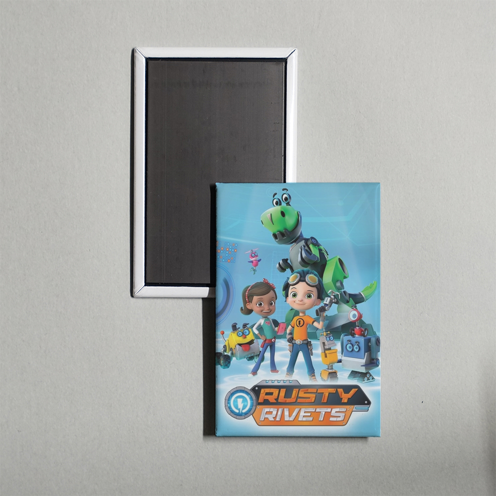 Rusty Rivets TV Show Fridge Magnet