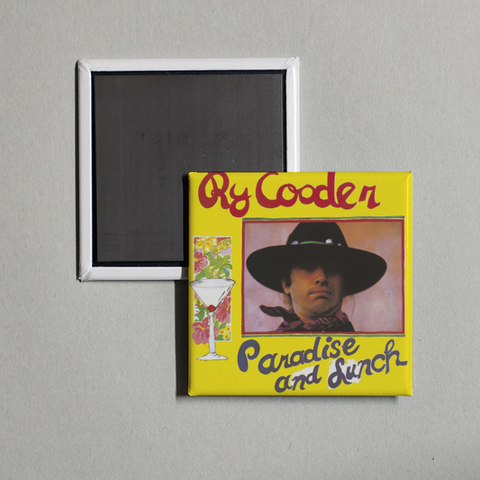 Ry Cooder - Paradise and Lunch Album Cover Fridge Magnet