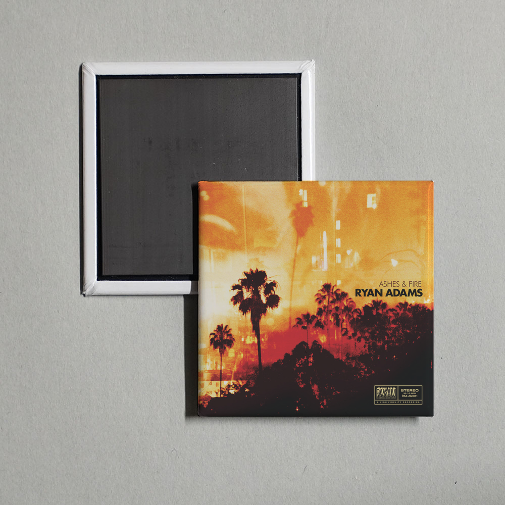 Ryan Adams - Ashes & Fire Album Cover Fridge Magnet