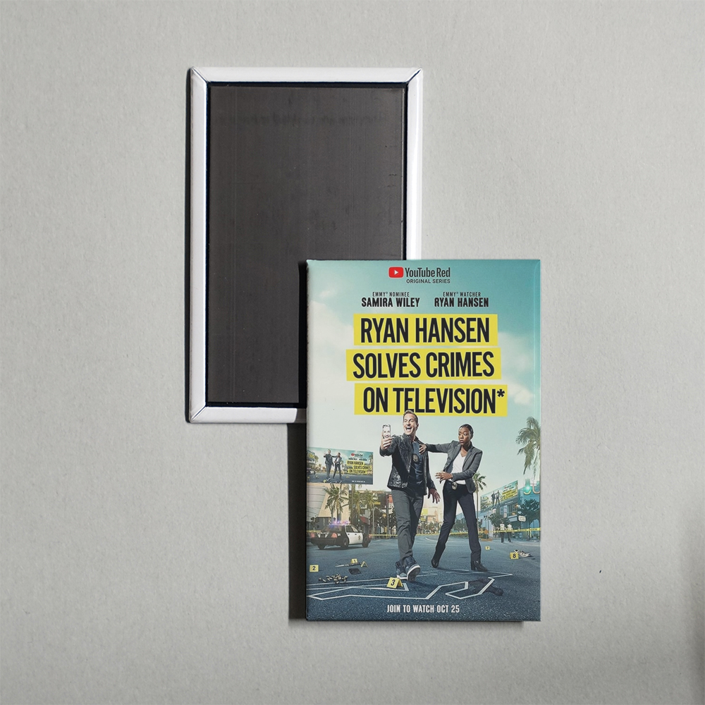 Ryan Hansen Solves Crimes on Television TV Show Fridge Magnet