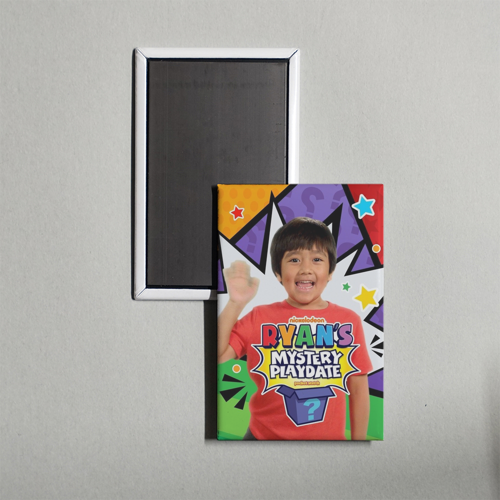 Ryan's Mystery Playdate Level Up TV Show Fridge Magnet