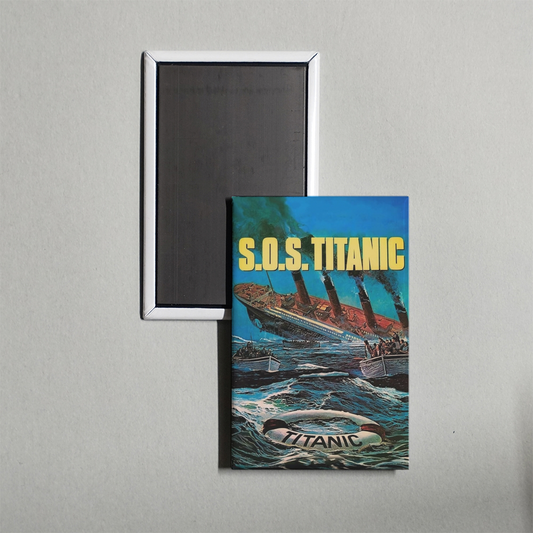 S.O.S. Titanic Mini Movie Fridge Magnet