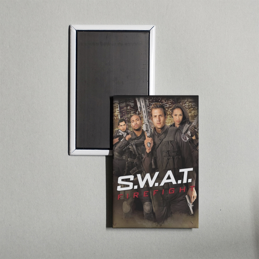 S.W.A.T. Firefight Mini Movie Fridge Magnet