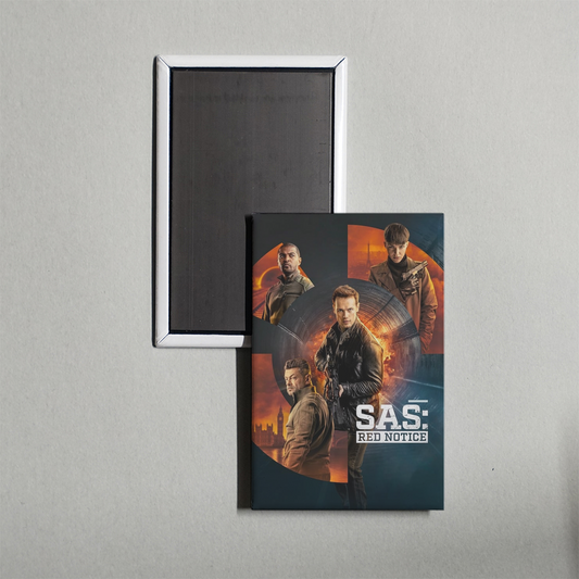 SAS Red Notice Mini Movie Fridge Magnet