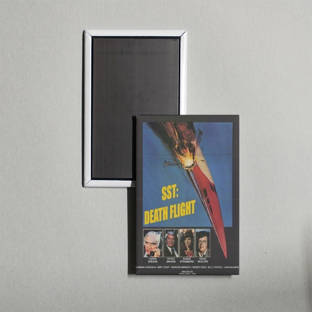 SST Death Flight Mini Movie Fridge Magnet