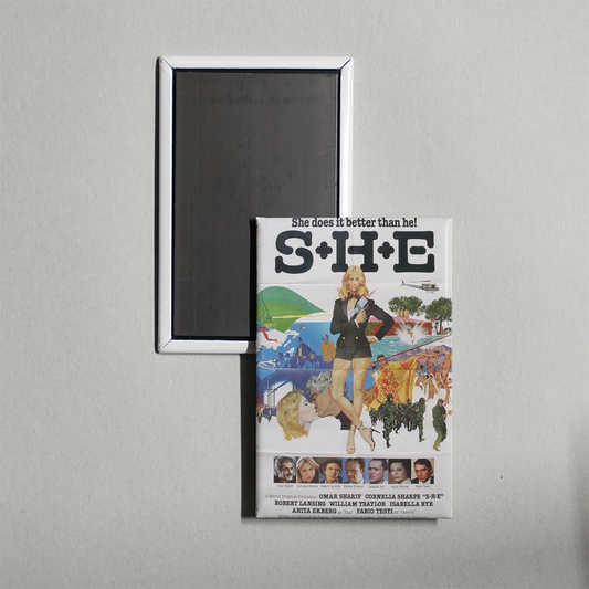 S+H+E Security Hazards Expert Mini Movie Fridge Magnet