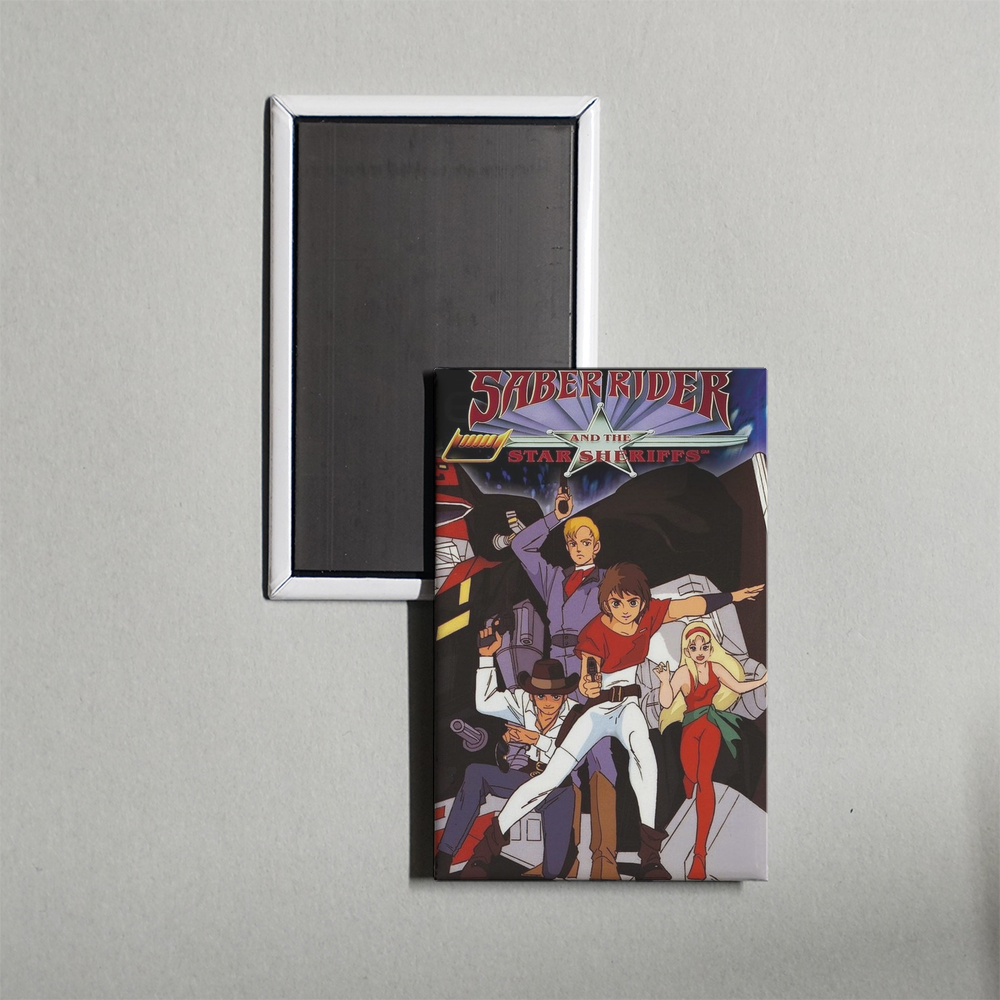 Saber Rider and the Star Sheriffs TV Show Fridge Magnet