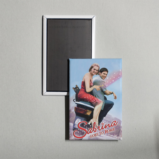 Sabrina Goes to Rome Mini Movie Fridge Magnet