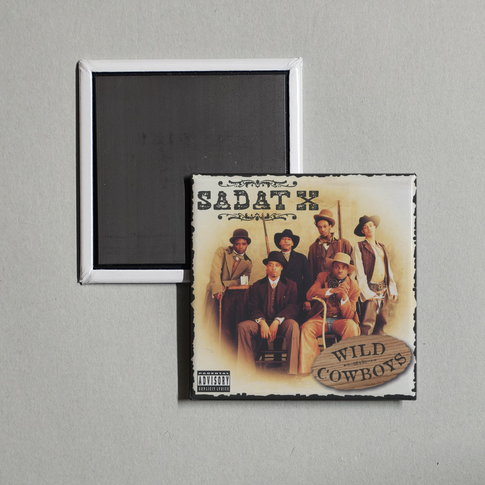 Sadat X - Wild Cowboys Album Cover Fridge Magnet