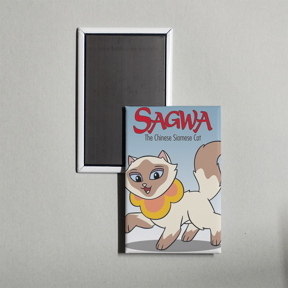 Sagwa The Chinese Siamese Cat TV Show Fridge Magnet