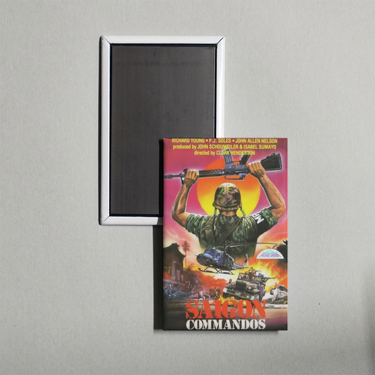 Saigon Commandos Mini Movie Fridge Magnet