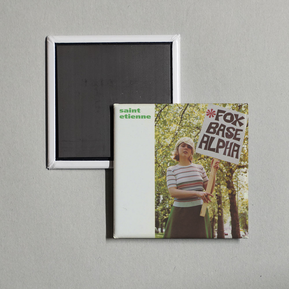 Saint Etienne - Foxbase Alpha Album Cover Fridge Magnet