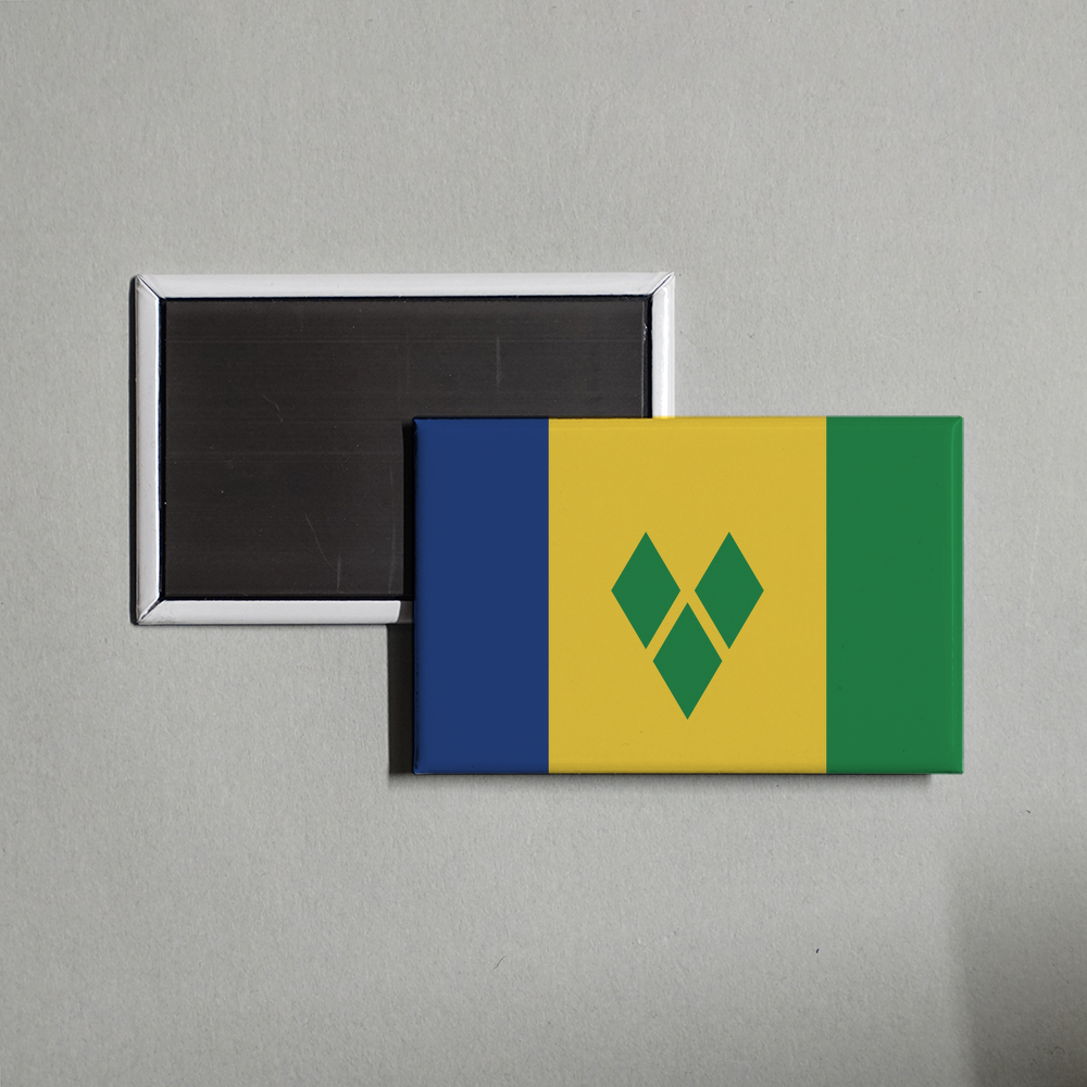 Saint Vincent and the Grenadines Flag Fridge Magnet