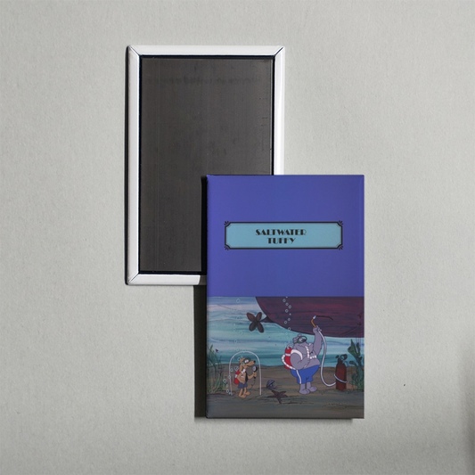 Saltwater Tuffy Mini Movie Fridge Magnet