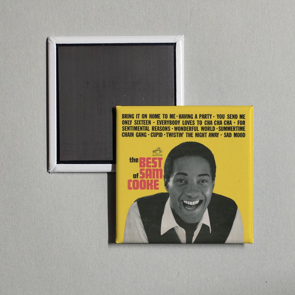 Sam Cooke - The Best of Sam Cooke Album Cover Fridge Magnet