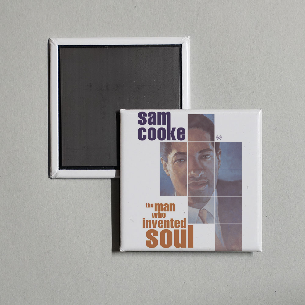 Sam Cooke - The Man Who Invented Soul Album Cover Fridge Magnet