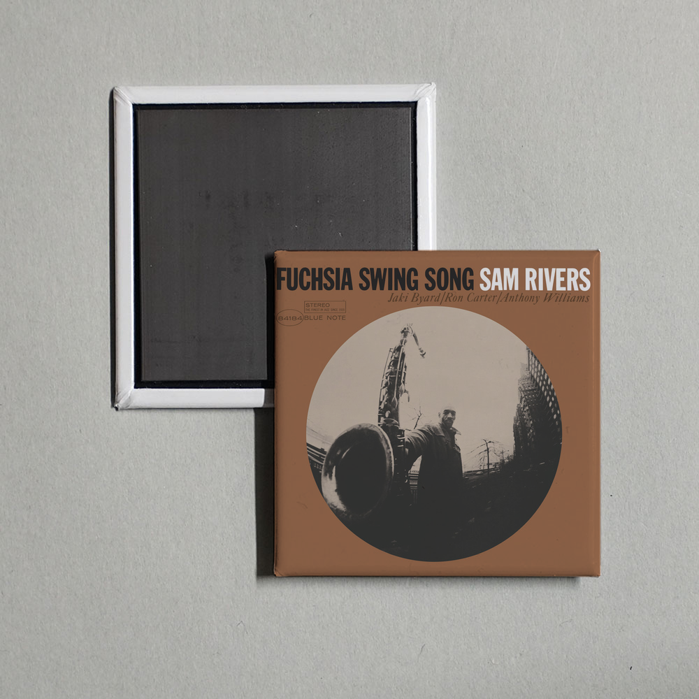Sam Rivers - Fuchsia Swing Song Album Cover Fridge Magnet