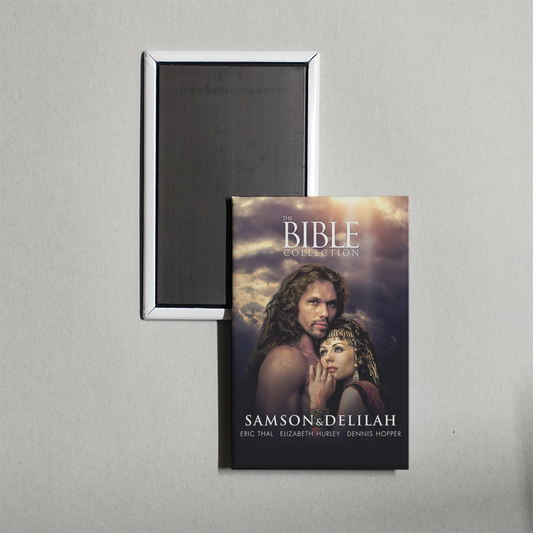 Samson and Delilah Mini Movie Fridge Magnet
