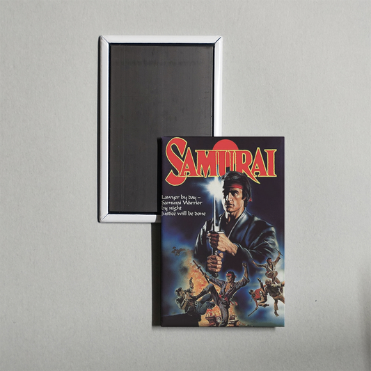 Samurai Mini Movie Fridge Magnet