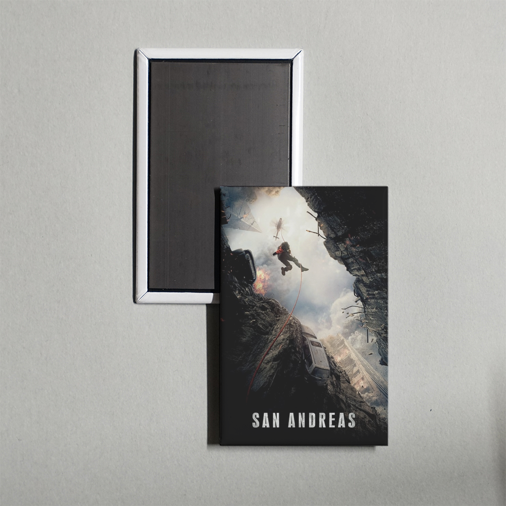 San Andreas Mini Movie Fridge Magnet