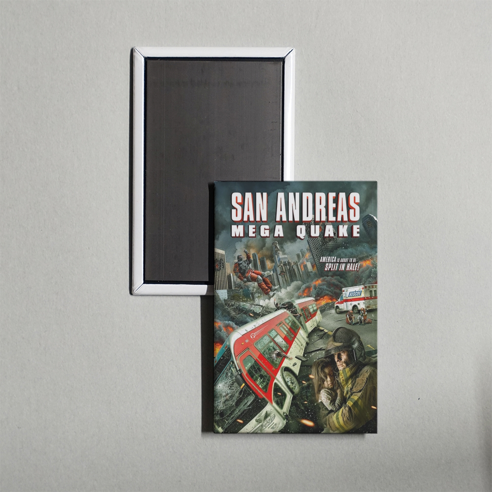 San Andreas Mega Quake Mini Movie Fridge Magnet